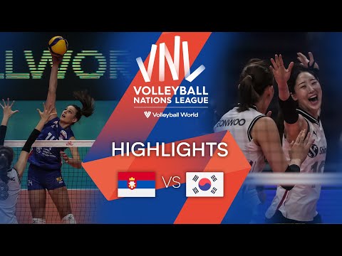 🇷🇸 SRB vs. 🇰🇷 KOR - Highlights Week 2 | Women's VNL 2022