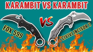 KARAMBIT COMPARISON! New Civivi Incisor 2 VS Fox 599 / 479 Folding Karambit Knife for Self Defense