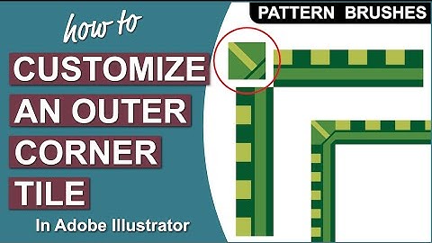 Creating Customized Outer Corner Tiles in Adobe Illustrator