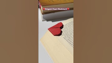 ❤️Origami Heart Cute Bookmark