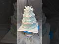 The Art of the Tiered Cake: From Batter to Beauty 🍰#shorts #viral #amazing #trending