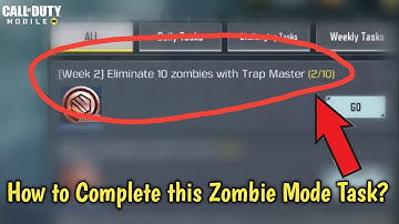 How to Complete Eliminate 10 Zombies with Trap Master ??? - Call of Duty Mobile