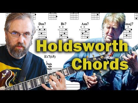 Allan Holdsworth Chord Scale Charts