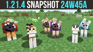 Minecraft 1.21.4 Snapshot 24W45A | Halsbanden, nieuw oppaksysteem en grote resource pack-functies!