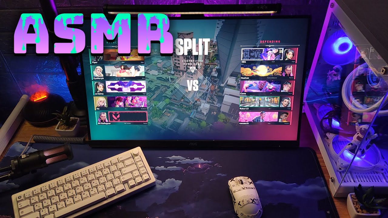 Valorant POV + ASMR + 165hz + GMK67 + VXE R1 SE + Lofi 🎶🍃😺