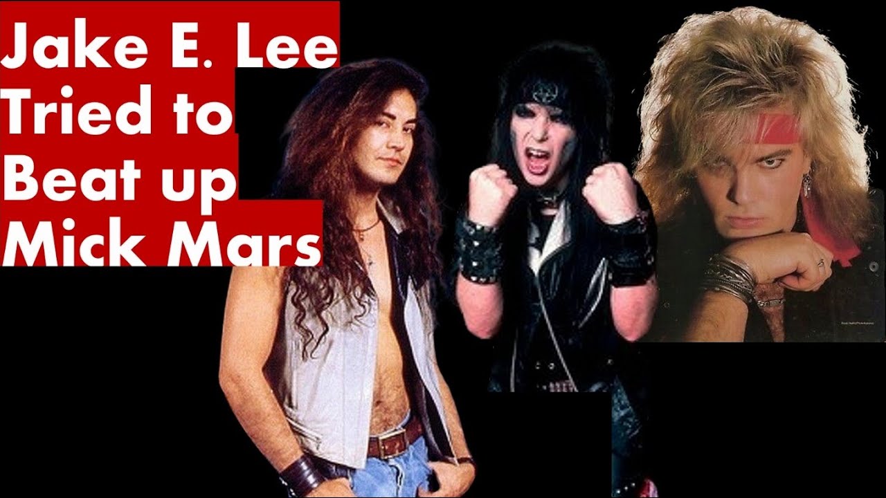 What happened when Jake E Lee tried to beat up Mick Mars, Robbin Crosby stepped in