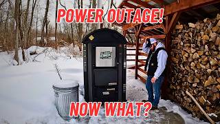 Outdoor Wood Boiler - The Power's OUT  Now What 