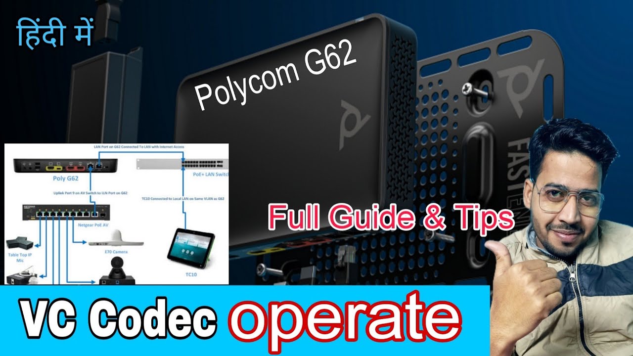 How To Operate Polycom Video conferencing System_ Use Poly VC Device ...