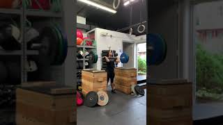 Split Jerk at 210lb for 15min EMOM