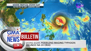 Bagyong Egay, posibleng maging typhoon sa susunod na 24 oras | GMA Integrated News Bulletin screenshot 3