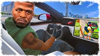 ДЖОННИ 24 сағат ТЕСЛАда ОТЫРДЫ (GTA V) жони джони