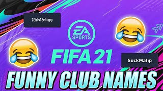 Fifa 21 The Best Name For Your Fut 21 Club Ultimate Team Fifa 21 Funny Club Names Youtube