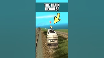 IF YOU DERAIL THE TRAIN IN WRONG SIDE OF THE TRACKS IN GTA SAN ANDREAS 🚅 #gta #gtasanandreas #facts
