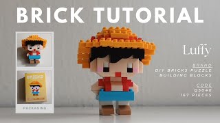 How to Build Luffy One Piece | Zhi Duo Pin 智多拼 DIY Bricks Puzzle Building Blocks Q5053 (152 Pieces)