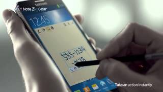 Samsung GALAXY Note 3 Gear Official TVC Resimi