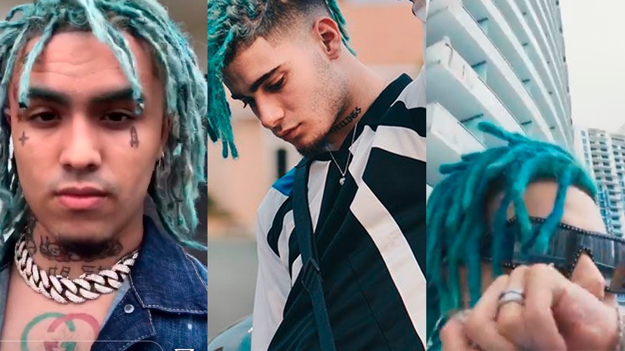 LIL PUMP SE PINTA EL PELO Y ICY NARCO LE TIRA BEEF!? ? Le dicen Gucci Gang  y pide que NO LO DIGA - YouTube