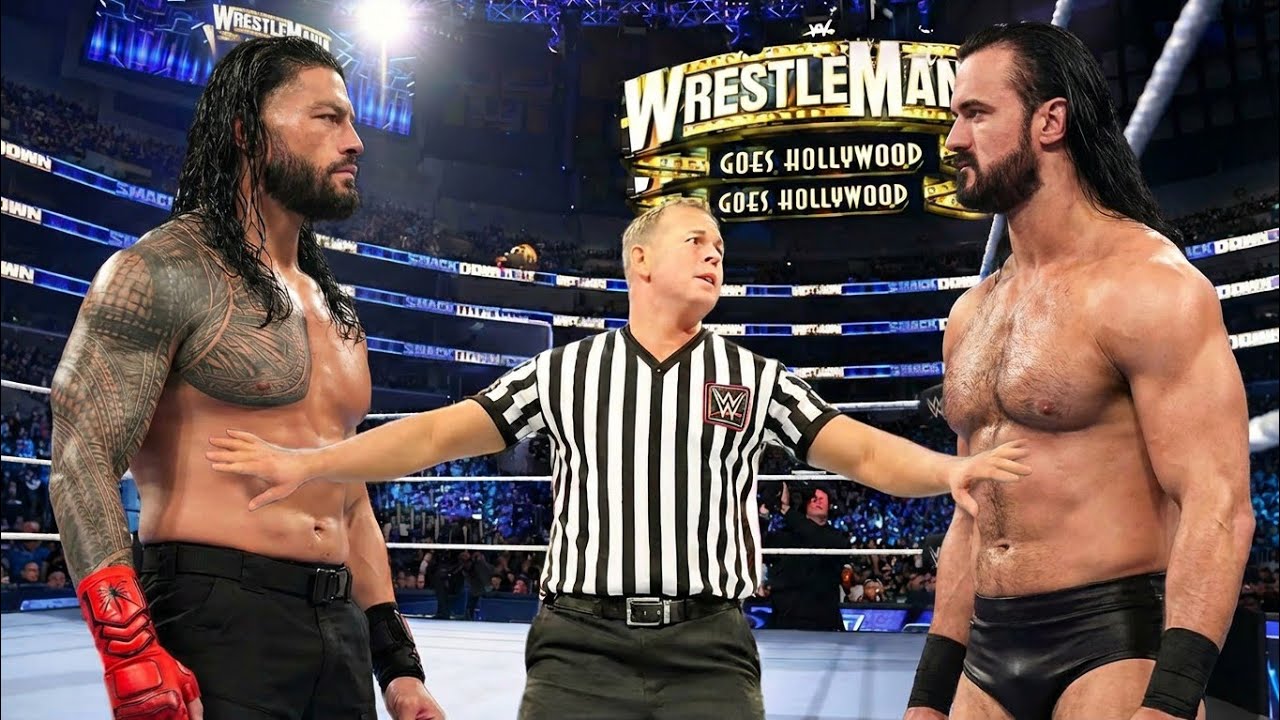 Полный матч Романа Рейнса против Дрю Макинтайра на Crown Jewel.