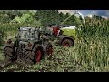 Ensilage de mas dans la boue extrme  tous les tracteurs sont embourbs  farming simulator 22