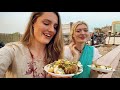 1st Time Eating Street Food In India🤭| Janya