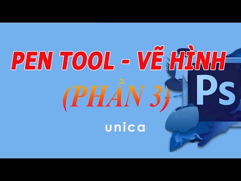 Học Photoshop - Công cụ Pen Tool - vẽ hình trong Photoshop kiến trúc, nội thất, quy hoạch