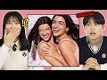 Korean sisters React To Charli and Dixie!! (World's most famous sisters??)
