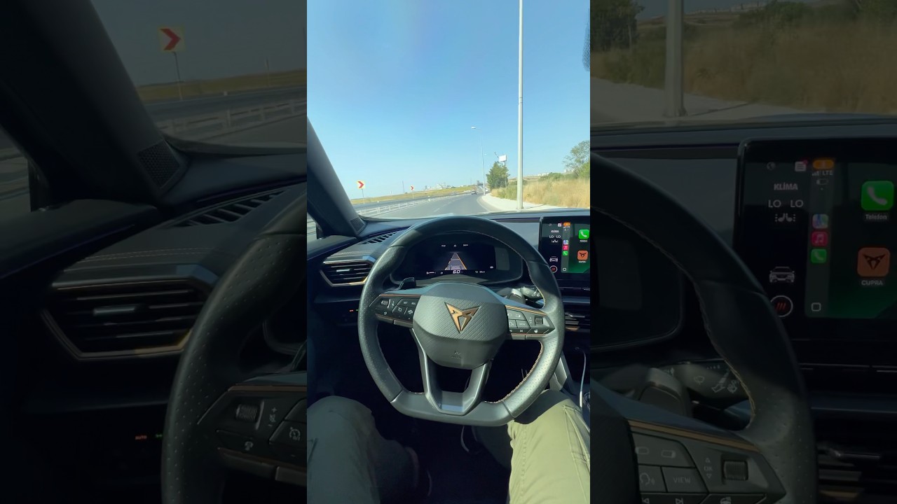 CUPRA FORMENTOR SERİT TAKİP 10 dakika ELLER SERBEST MODU.