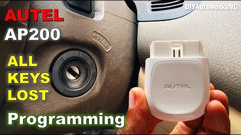 Autel AP200 Scanner / How to program all keys lost / 2003 - 2007 Accord /  How to add a key on Honda