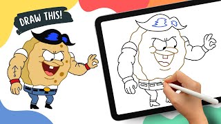 Blackjack Spongebob Squarepants Cartoon Drawing