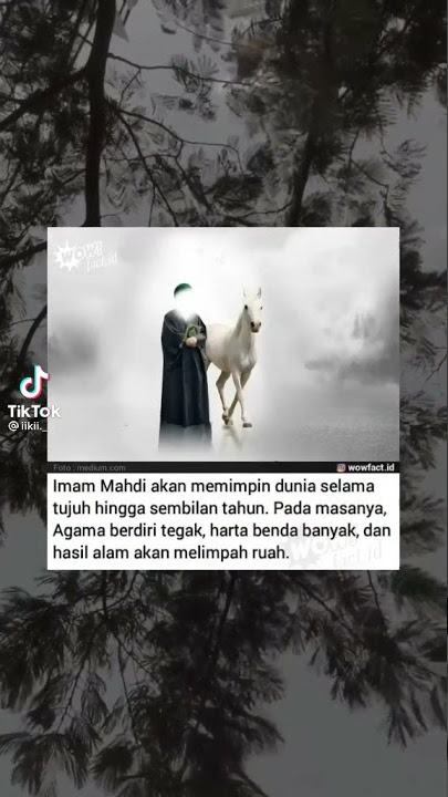 imam mahdi akan memimpin kita
