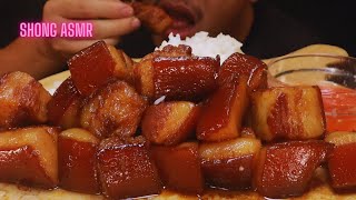 ASMR BRAISED PORK BELLY * MUKBANG SOUNDS *