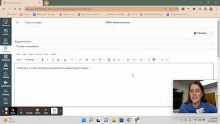 How to add a Flipgrid assignment in Canvas 1