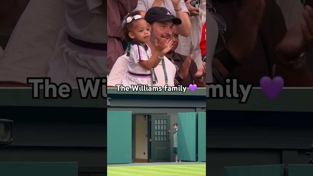 A Williams family affair on Centre Court 🥹