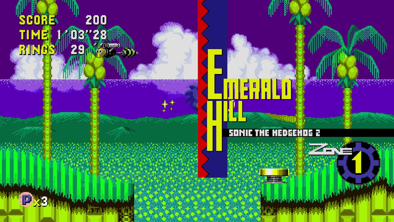 Emerald Hill Zone - Sonic 2- Versão de JL1429 Músicas do Sonic