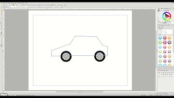 Drawing a Car in Serfi DrawPlus 2