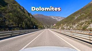 🎦 Scenic Dashcam Drive 🚗 Dolomites Italy