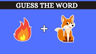 Guess the WORD by EMOJI | 40 Words | GuessUS