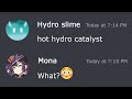 Hydro slime uses discord but...