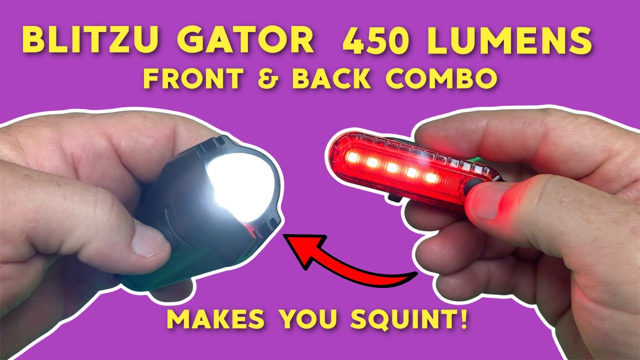 Bike Headlight Combo So Bright They Make You Squint ~ BLITZU