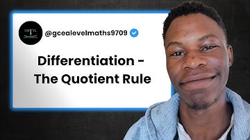 CIE A Level Maths 9709 - The Quotient Rule