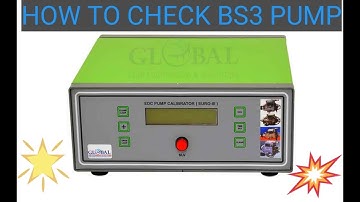 EDC VE pump testing simulator