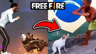 FREE FIRE EMOTES IN REAL LIFE || 100% SYNC || LCG