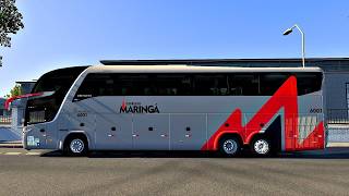 ETS2 - Marcopolo G7 1600 LD (Motor sesi + Otobandan Yolculuk)