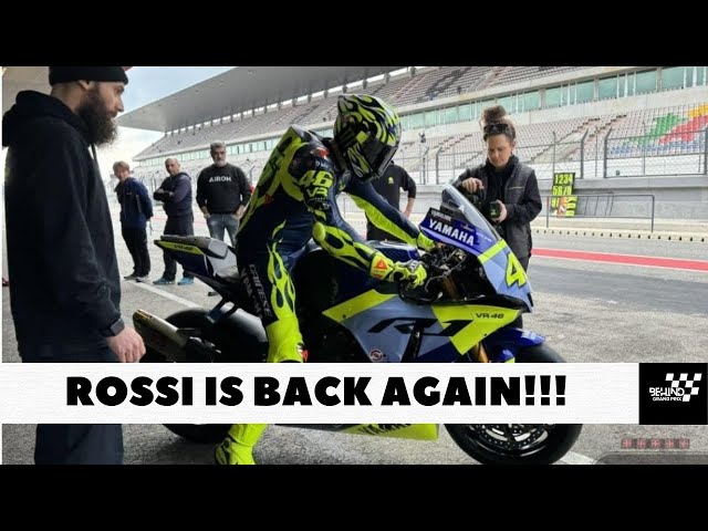 Valentino Rossi SMOKED Bastianini and VR46 Academy Riders at WSBK-MotoGP Portimao Test 😱 class=
