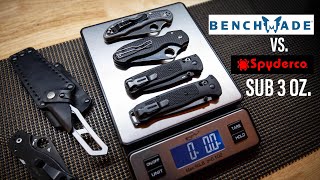 Lightweight EDC Knives | Spyderco vs. Benchmade