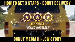 How To Get 3 Stars in Donut Delivery (Chapter 3)  - Donut Media Hi Team Story - Forza Horizon 5