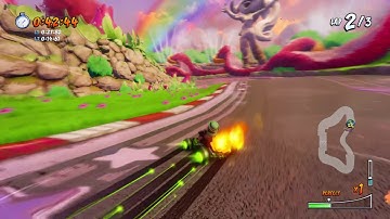 EASIEST WAY TO BEAT CTR DEVELOPER TIME TRIAL IN COCO PARK USING SPEED