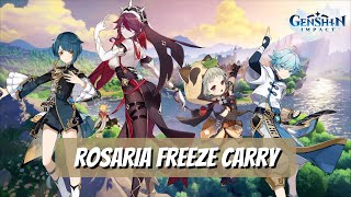 F2P Freeze Team with Rosaria Main DPS is UNDERATED