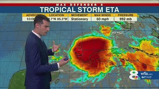 Tuesday 11 a.m. Tropical Storm Eta update