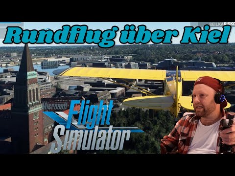 MS Flight Simulator 2020 | Rundflug über Kiel + Bruchlandung Holtenau | Zlin Savage Cub | deutsch