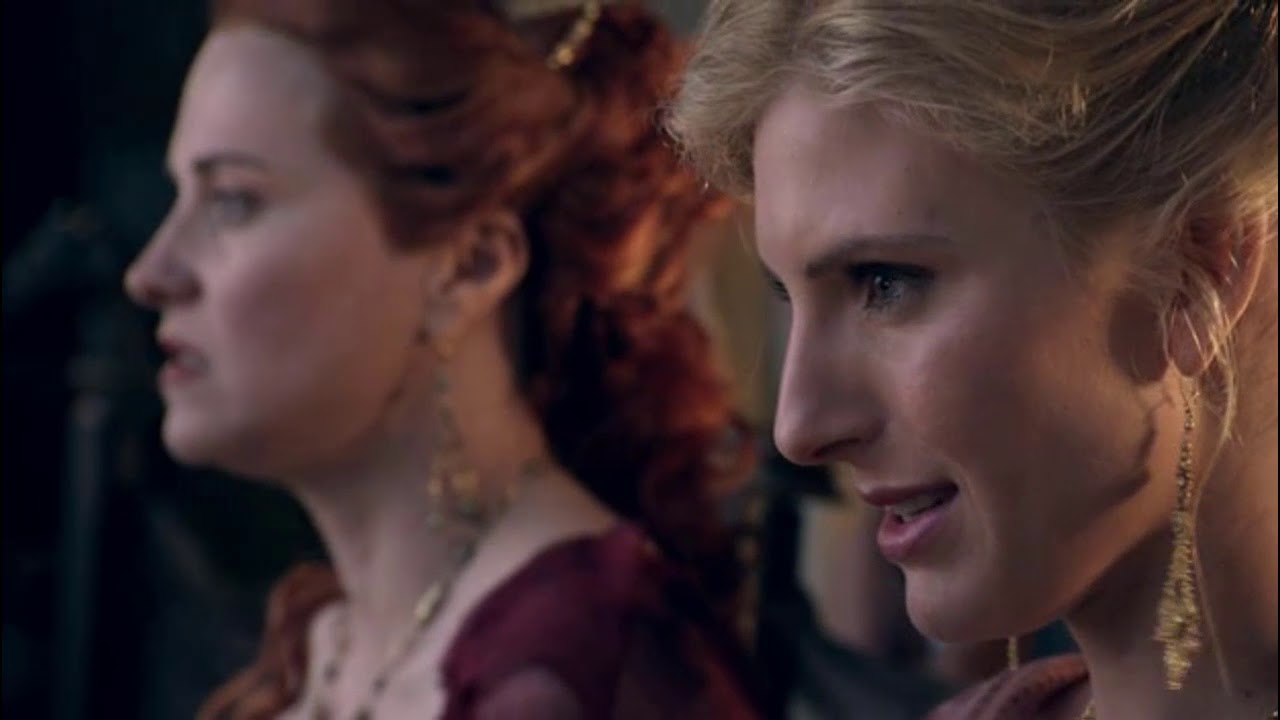 Битва Спартака и Крикса на боях Вулканалии.Спартак: Кровь и песок ...